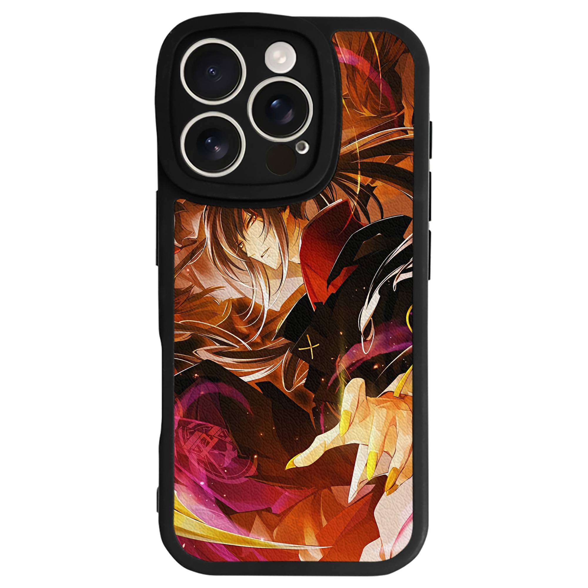 （画像用） 刀剣乱舞 Touken Ranbu 【iPhone 16シリーズ対応】シリコンスマホケース（レザー調） 材質：シリコン